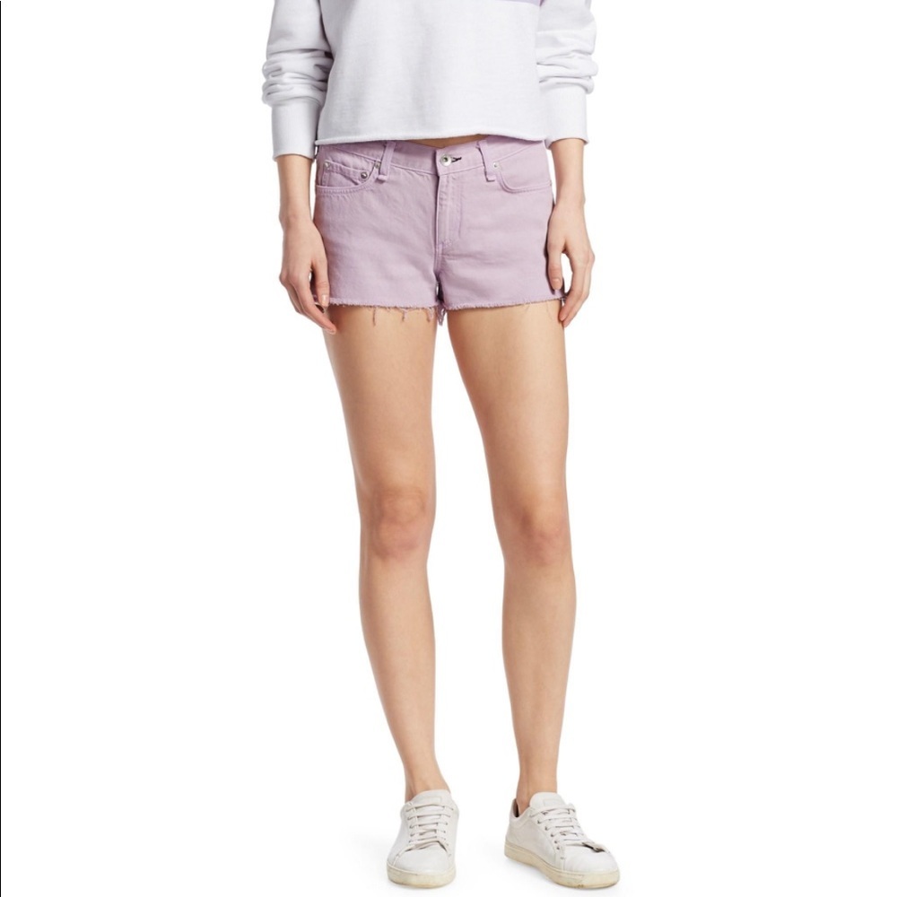 NEW • Rag & Bone • Cut Off Denim Shorts Lilac